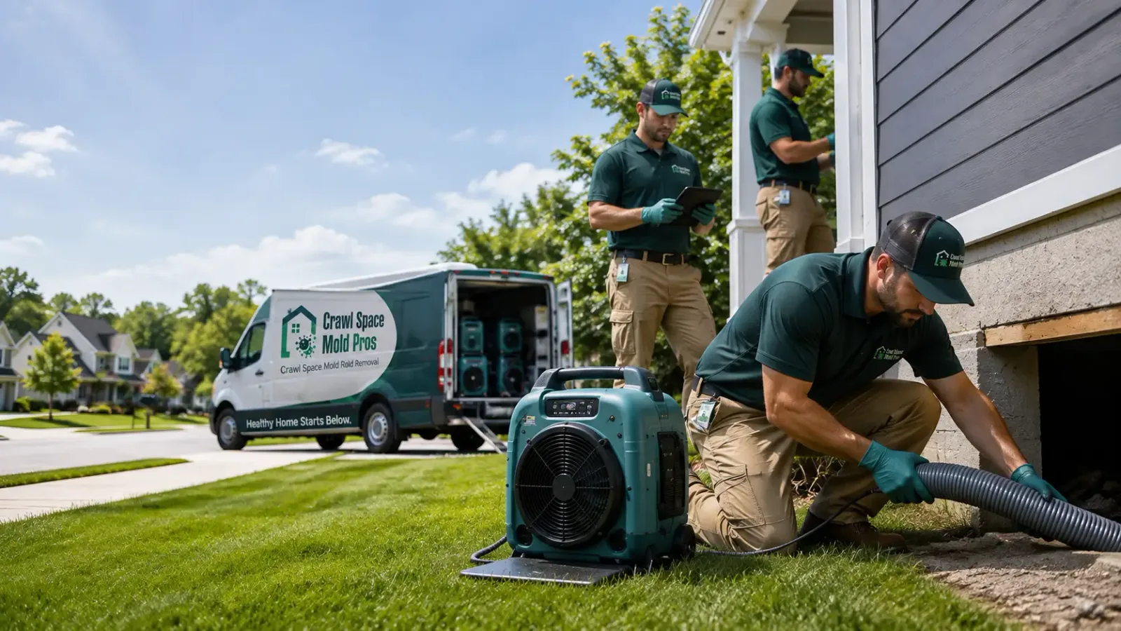 Crawl Space Mold Removal in Burlington Flats, NY